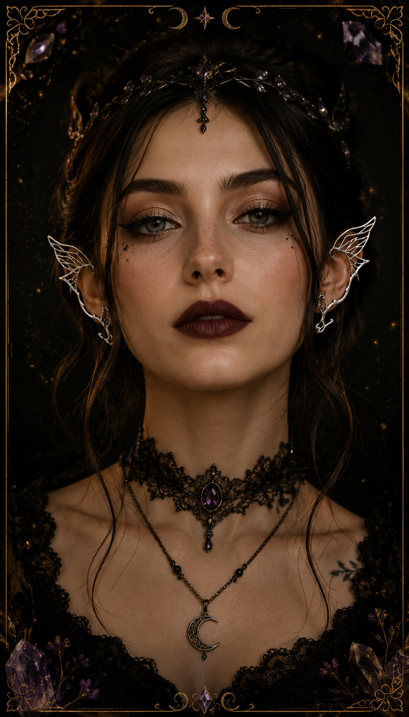 Boucles d'oreilles gothiques