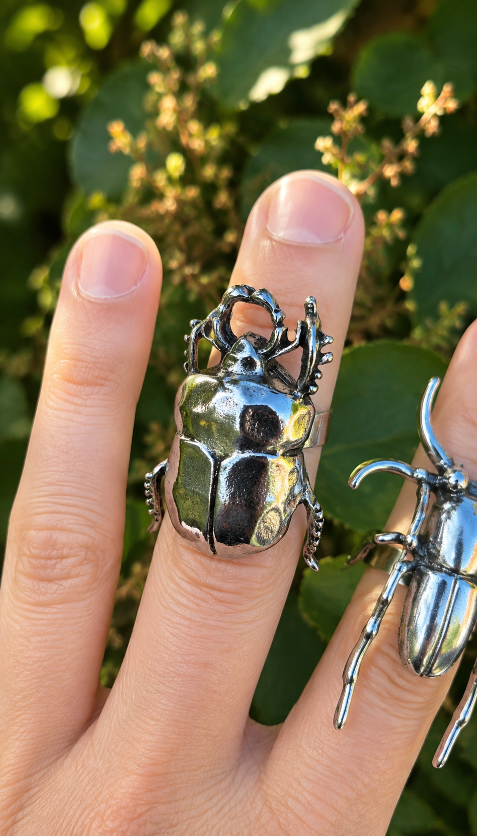 Bague petit scarabée Gothique