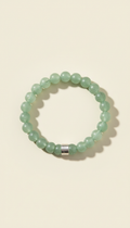 bracelet perles quartz sauge