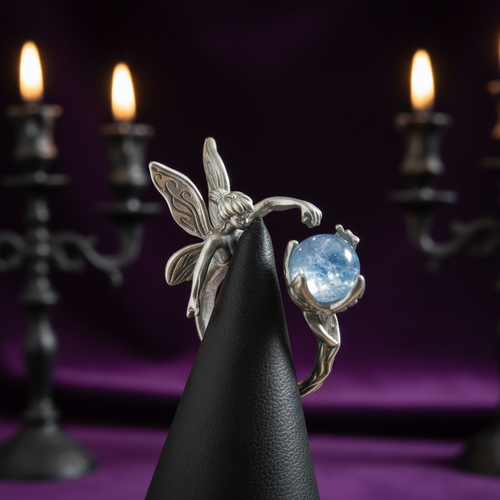 Bague fée gros plan ailes