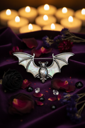 Broche chauve-souris nacre - 2:3