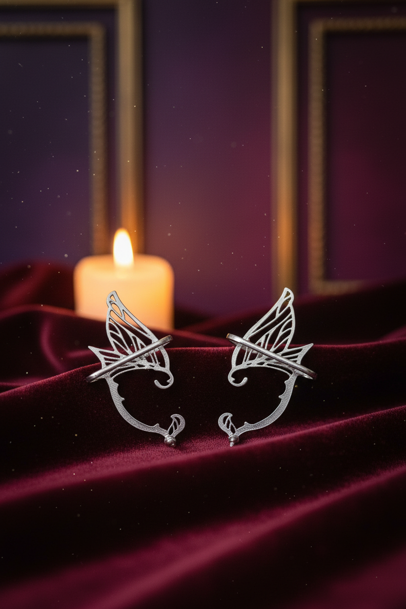 Crochets d'Oreilles Elfiques Gothiques – Féeriques