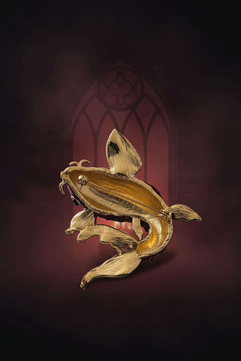 Broche Carpe Koï ou Poisson Combattant