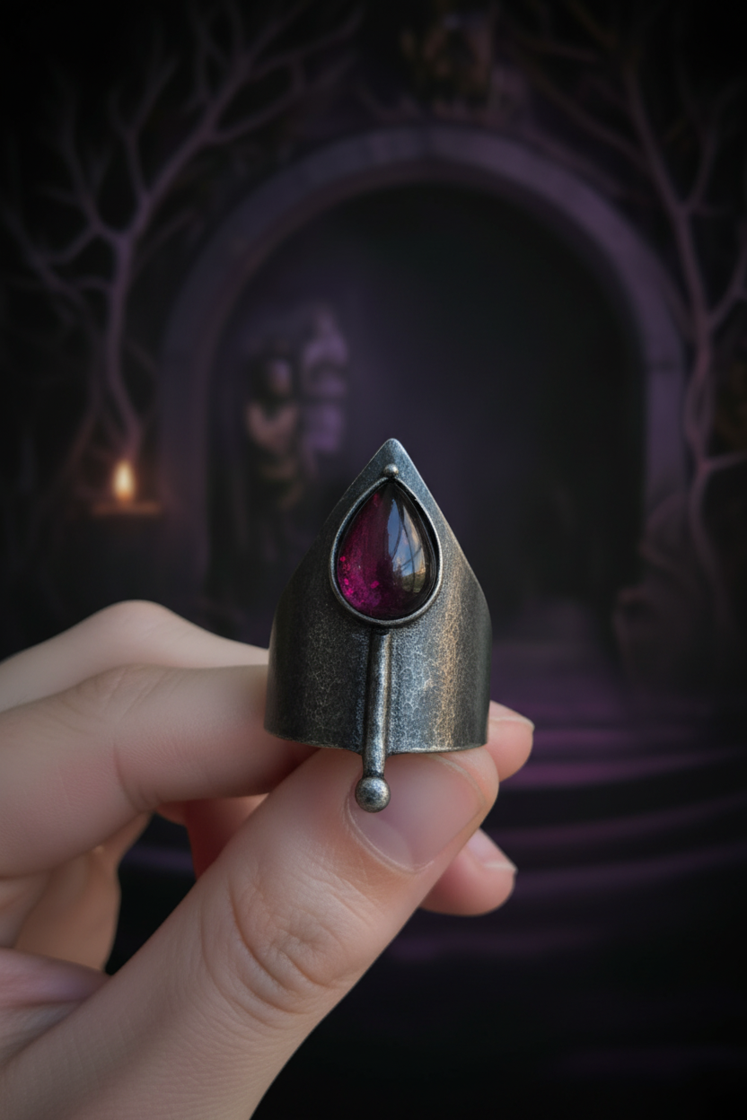 Bague Gothique Armure – Style Médiéval